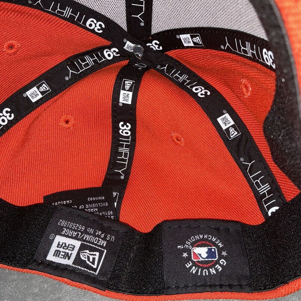 New Era San Francisco Giants City Connect Orange‎ 39Thirty Stretch Fit Hat M/L - Picture 5 of 5